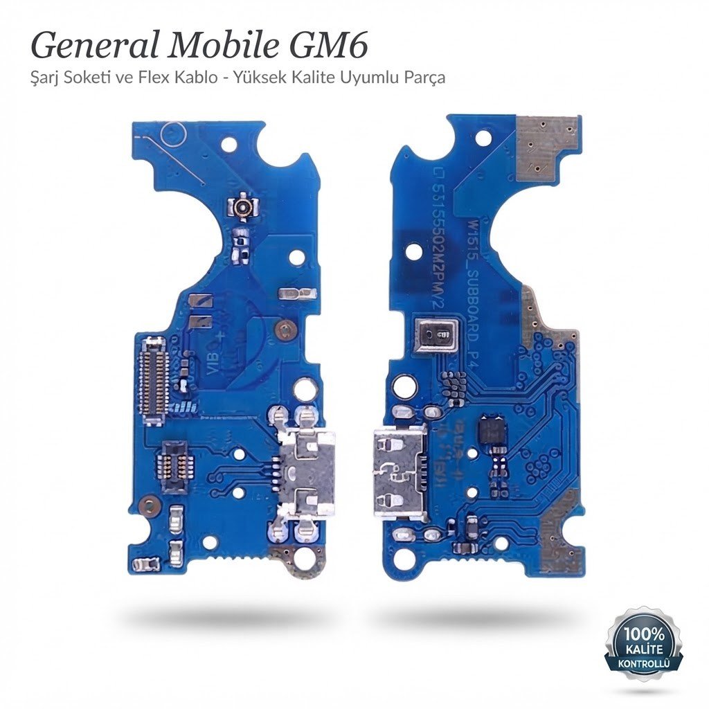 General Mobile Gm6 İle Uyumlu Şarj Soketi