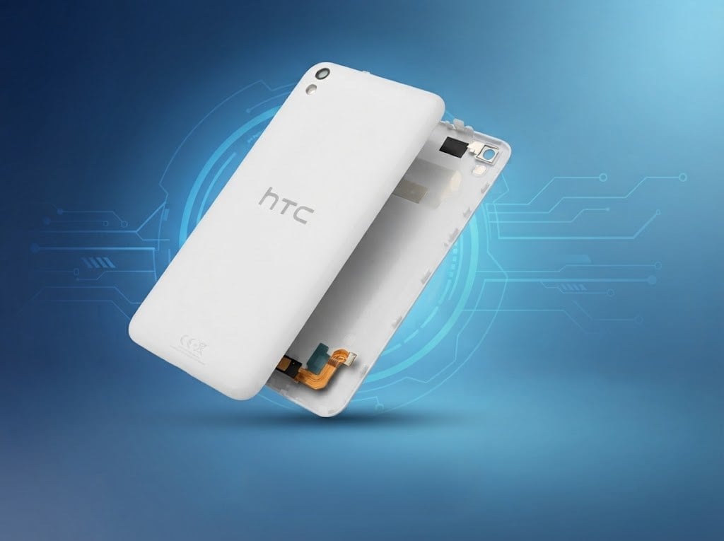 Htc Desire 816 Uyumlu Arka Kapak Beyaz