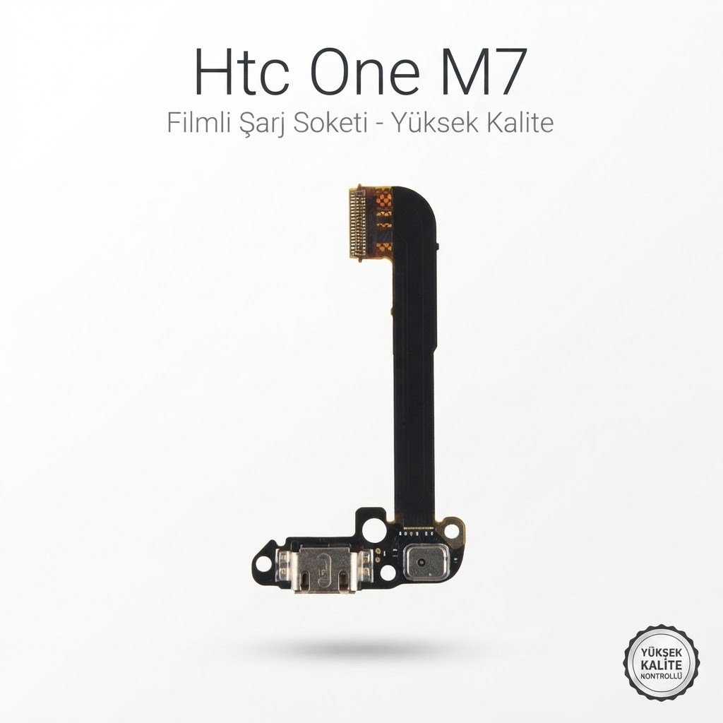 Htc One M7 Uyumlu Filmli Şarj Soketi