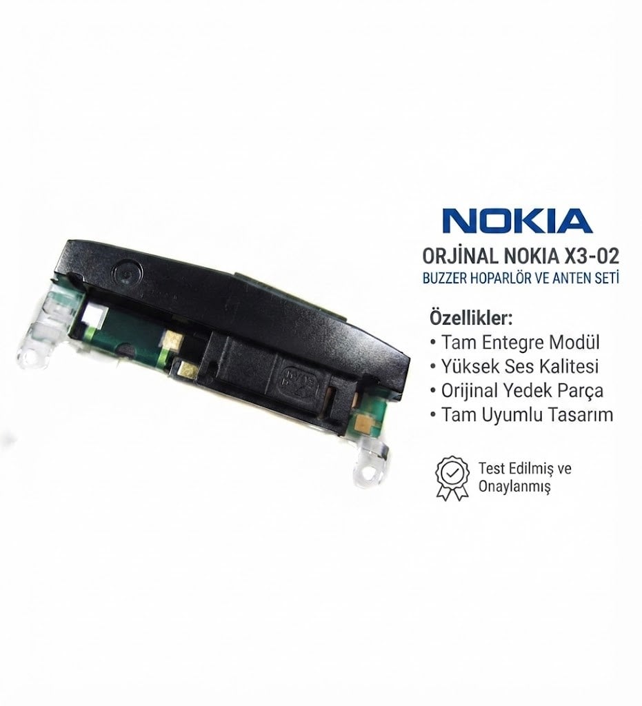 Nokia X3-02 Buzzer Hoparlör Anten Set