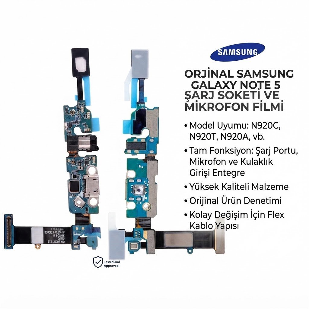 Samsung Galaxy N920 Note 5 Uyumlu Şarj Soketi