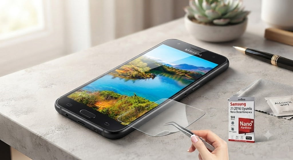 Samsung Uyumlu J1 (2016) Nano Ekran Bandı