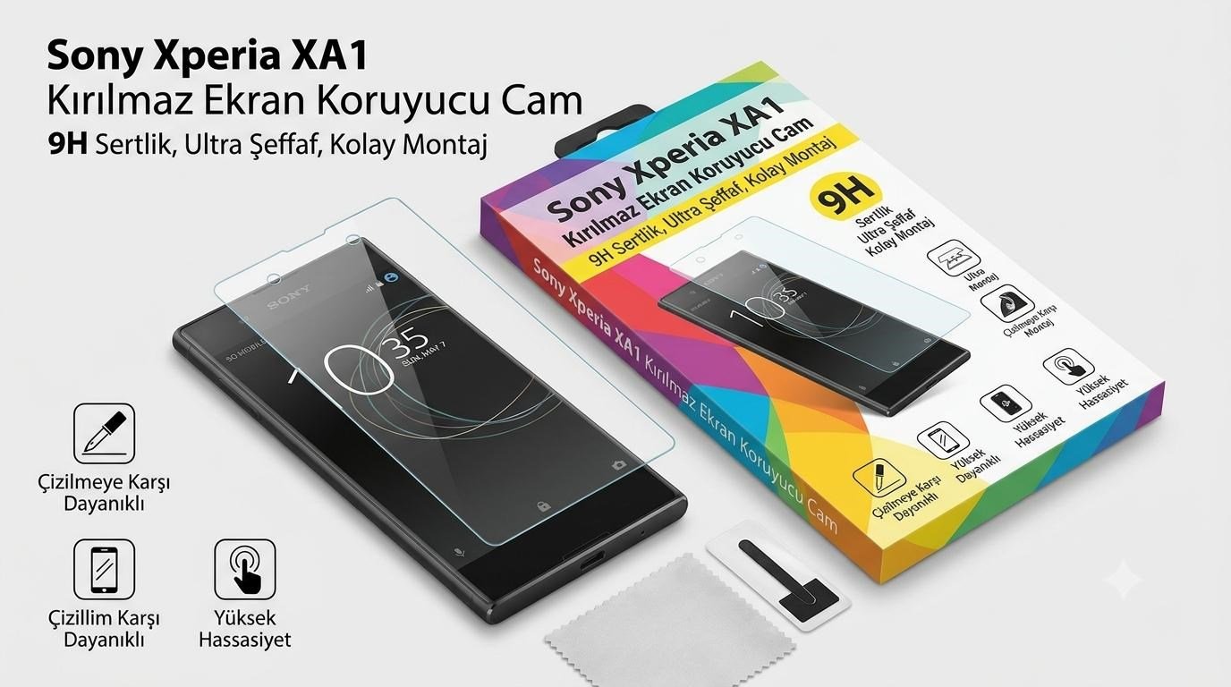 Sony Xperia Xa1 Kırılmaz Ekran Bandı