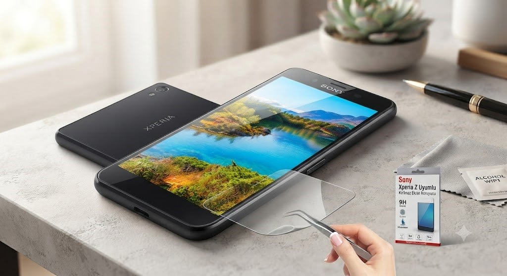 Sony Xperia Z Kırılmaz Ekran Bandı