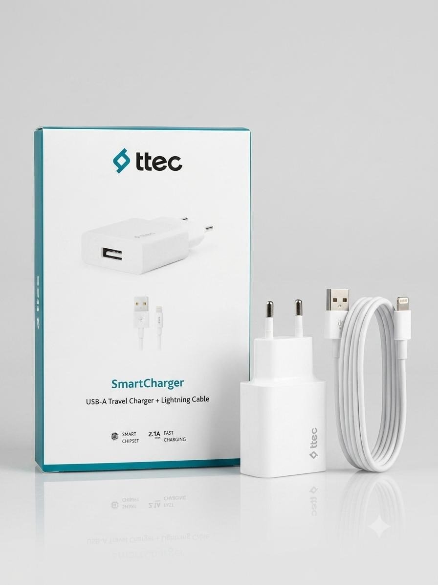 T.tec Şarj 2SCS20LB 2.1A Apple iPhone 1mt Set