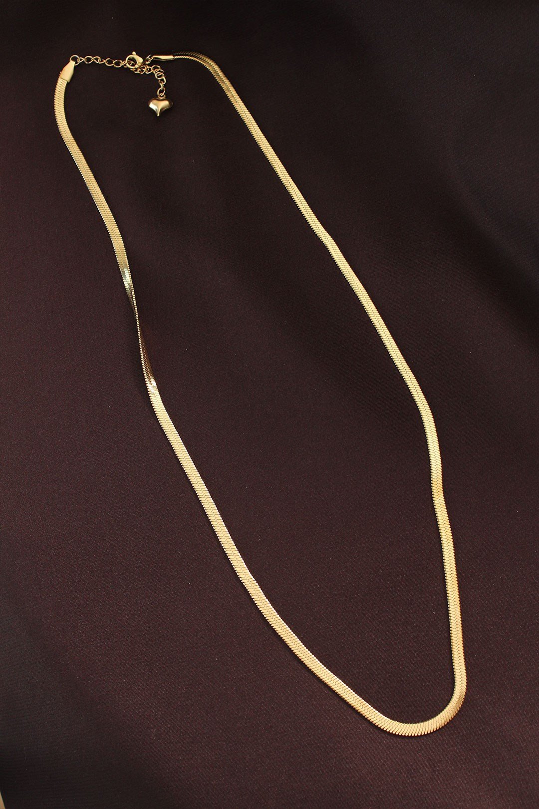 316L Çelik Gold Renk 60 cm İtalyan Zincir Kolye