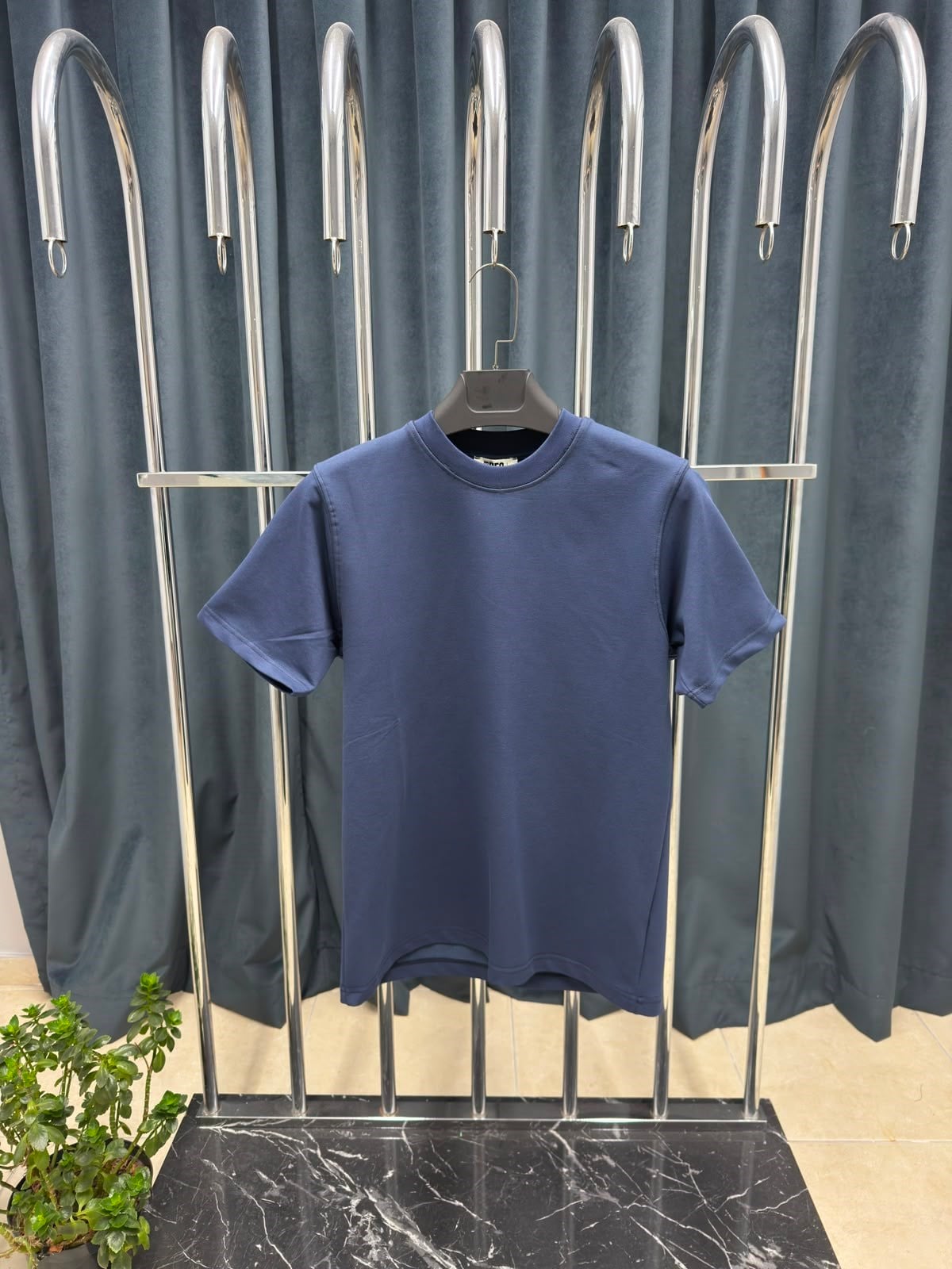 QBEC %100 PAMUK RAHAT KALIP BASİC LACİVERT TSHIRT