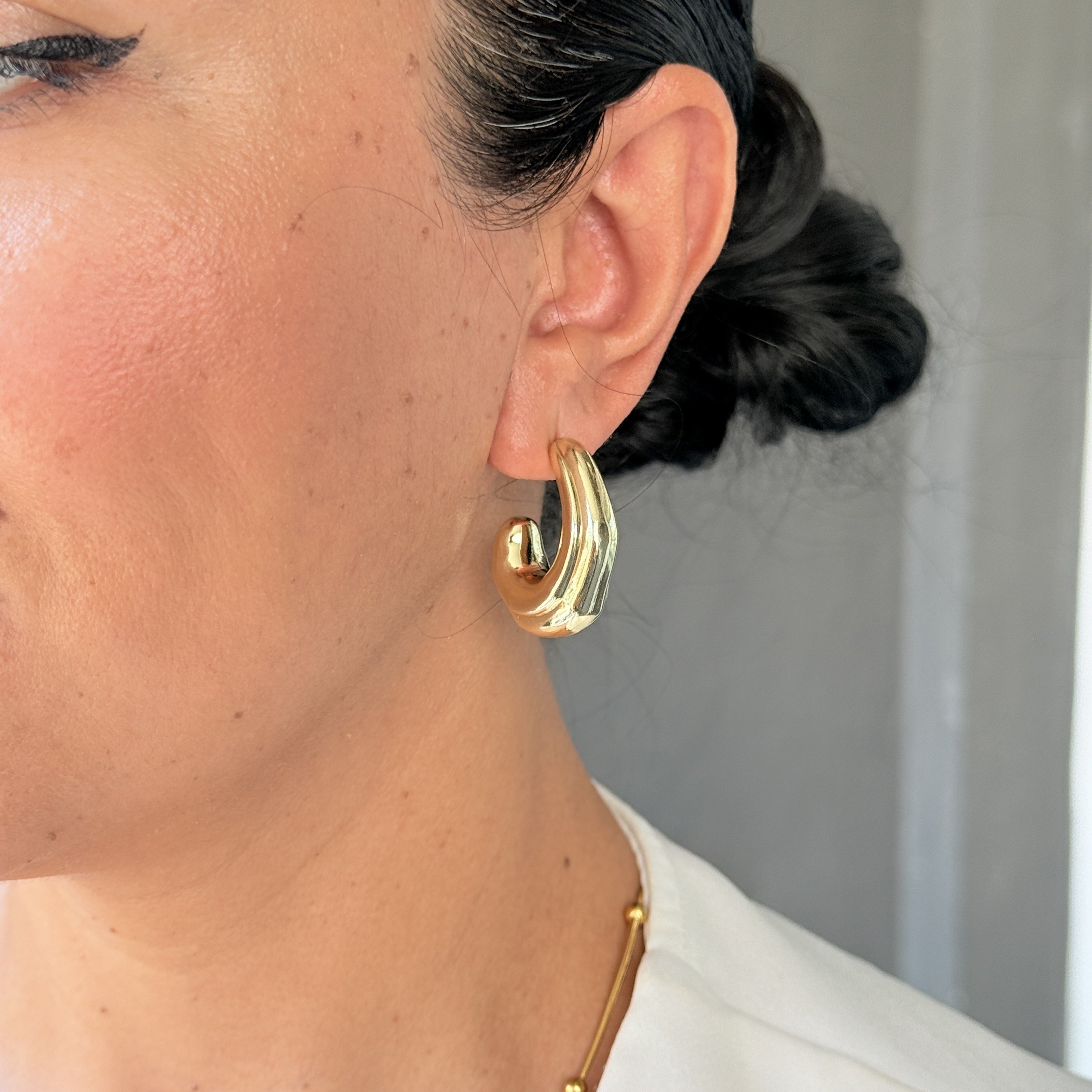 Horn Model Vip Xuping Küpe Gold