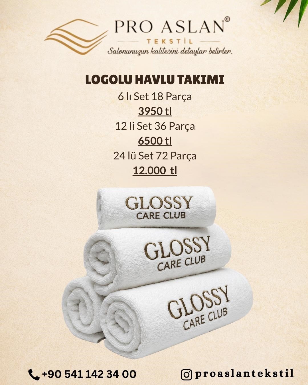 LOGOLU HAVLU TAKIMI 12 Lİ 36 PARÇA 