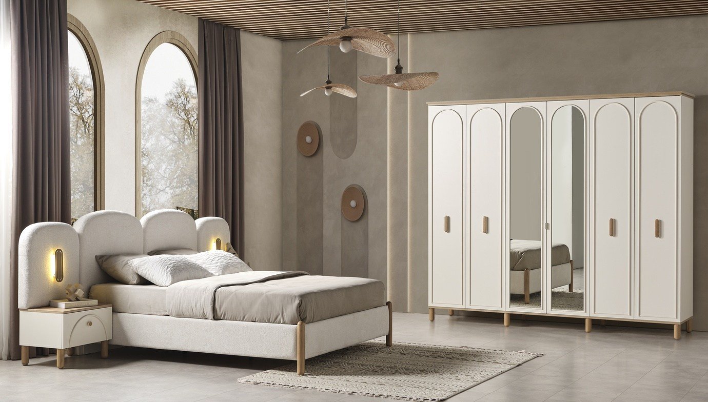 Bohem Star 6 Kapaklı Gardırop 250 cm