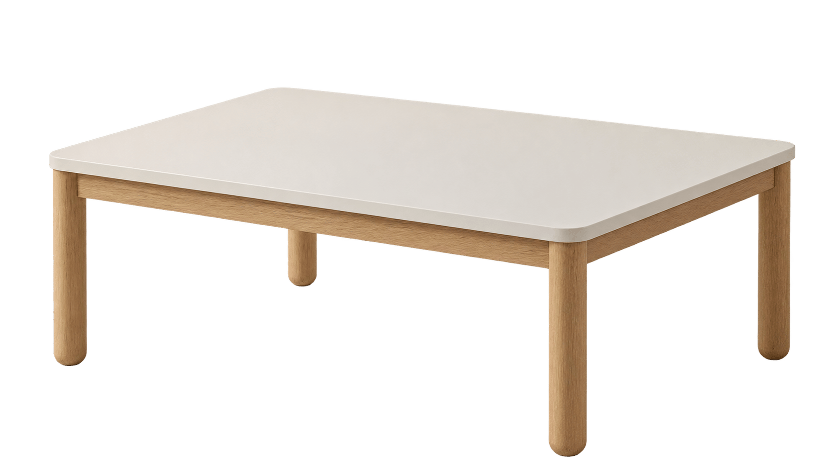 Bohem Star Orta Sehpa 120x90 cm Sedef Krem ve Ceviz