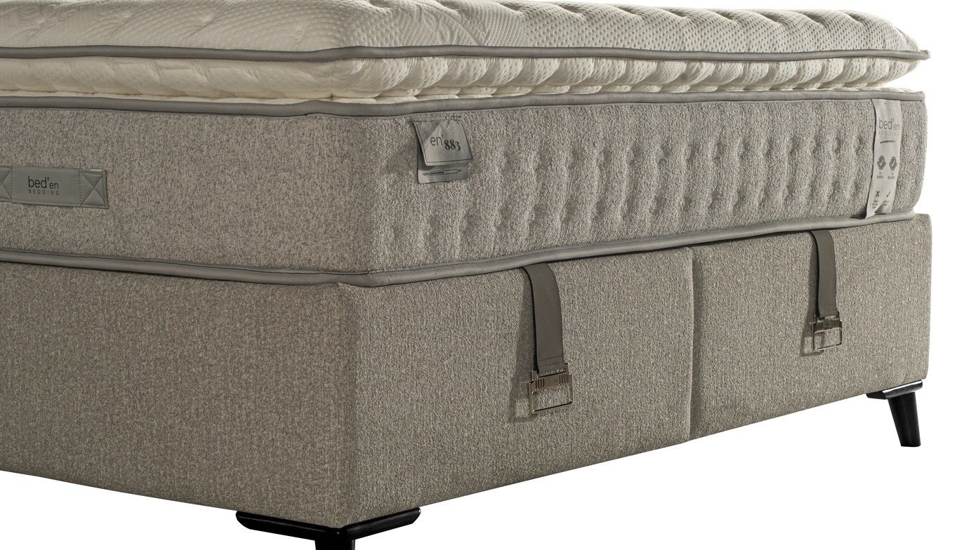 EN883 Yatak Tencel Kumaşlı Orta Sertlikte Paket Yaylı
