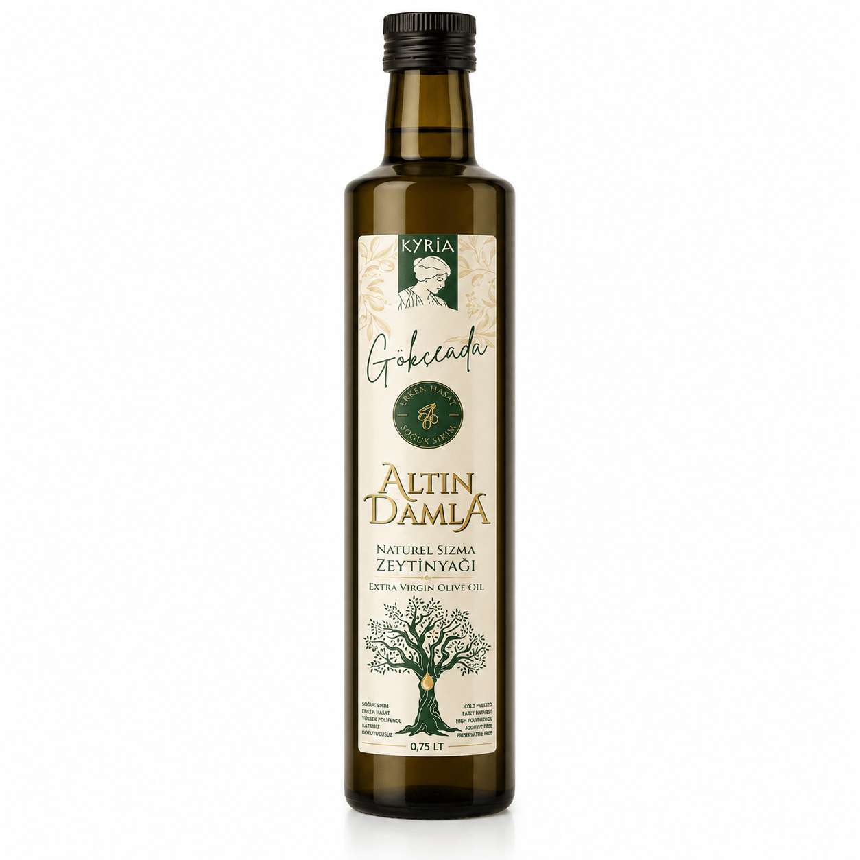 ALTIN DAMLA ZEYTİNYAĞI 0,75 LT