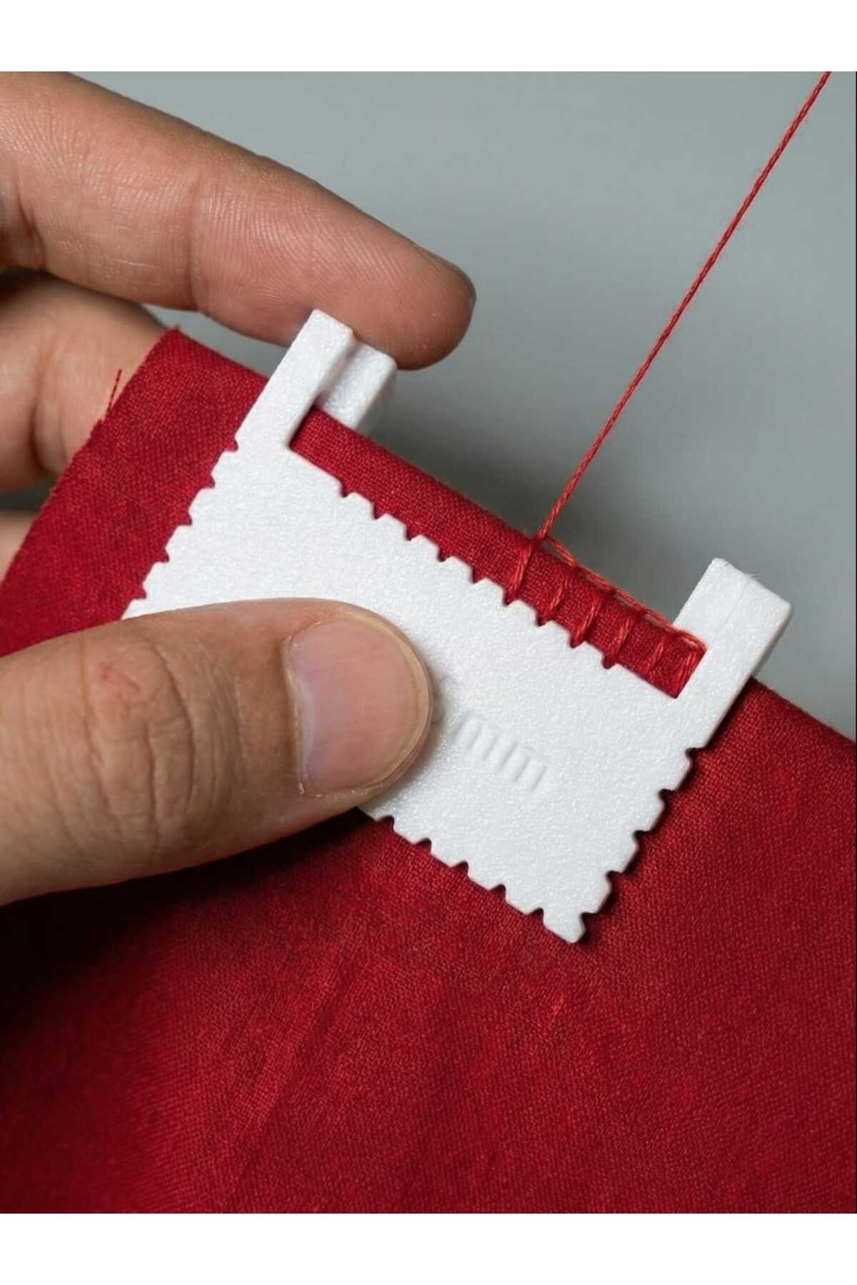 3'lü Eşit Aralıklı Dikiş ve Nakış Kılavuzu Seti - 3mm 4mm 5mm Ölçülü