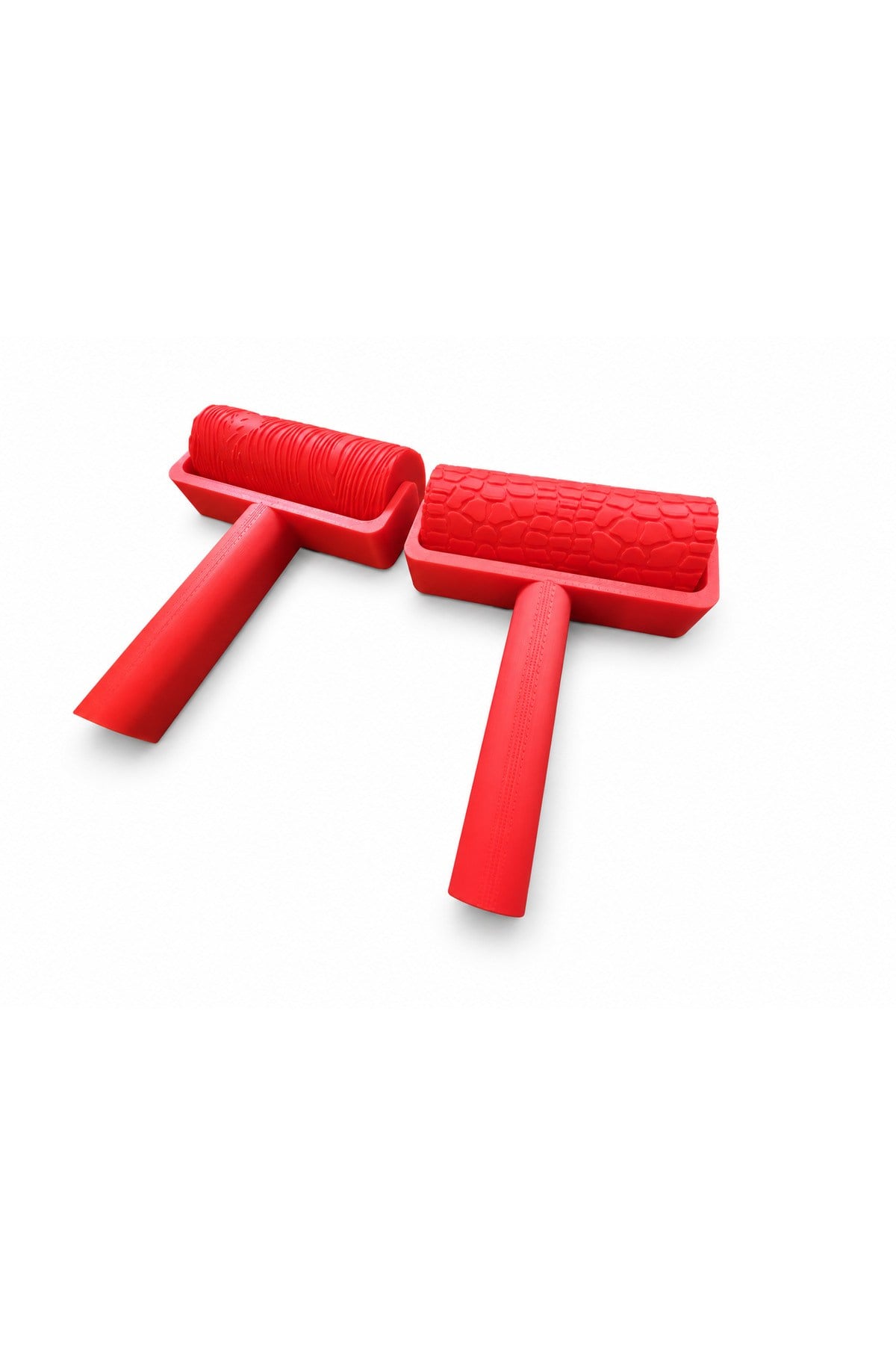 50 mm Ahşap ve Timsah Desenli Doku Rulosu 2’li – Wood & Crocodile Texture Rollers