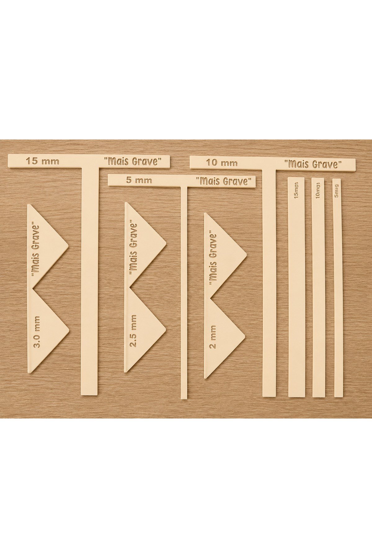 Ciltleme & Scrapbooking Ölçü Şablon Seti | Karton Katlama ve Köşe Yapım Aparatları