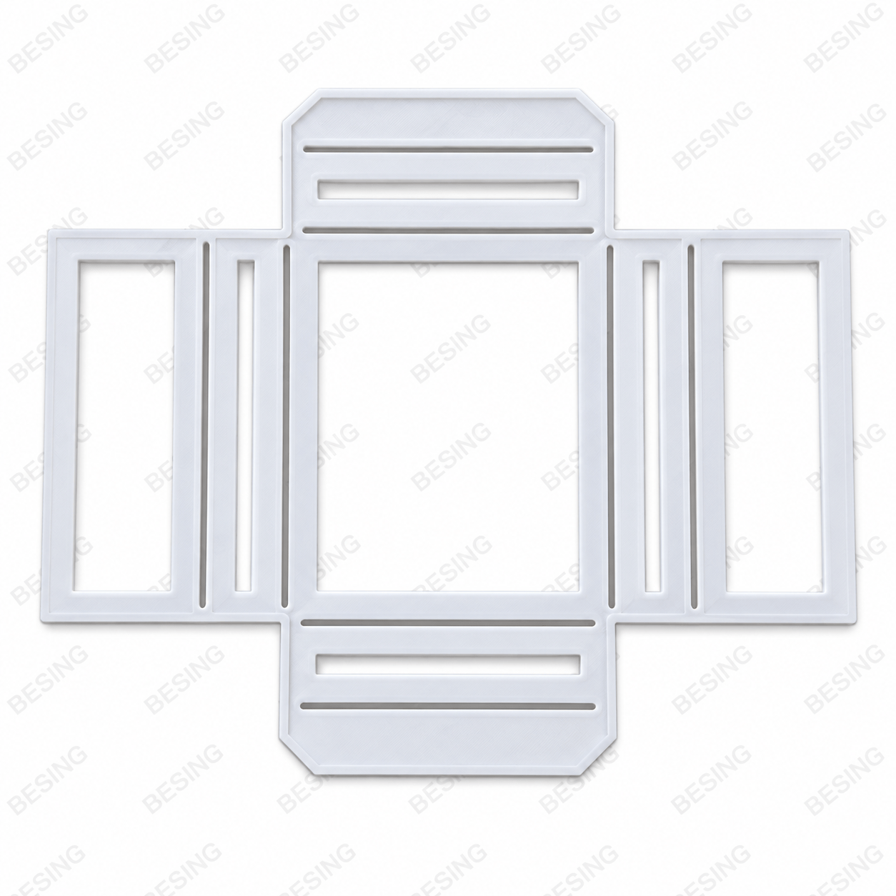 Karton Kargo Kutusu Çizim ve Kesim Şablonu – 4 × 6 × 1 Modeli