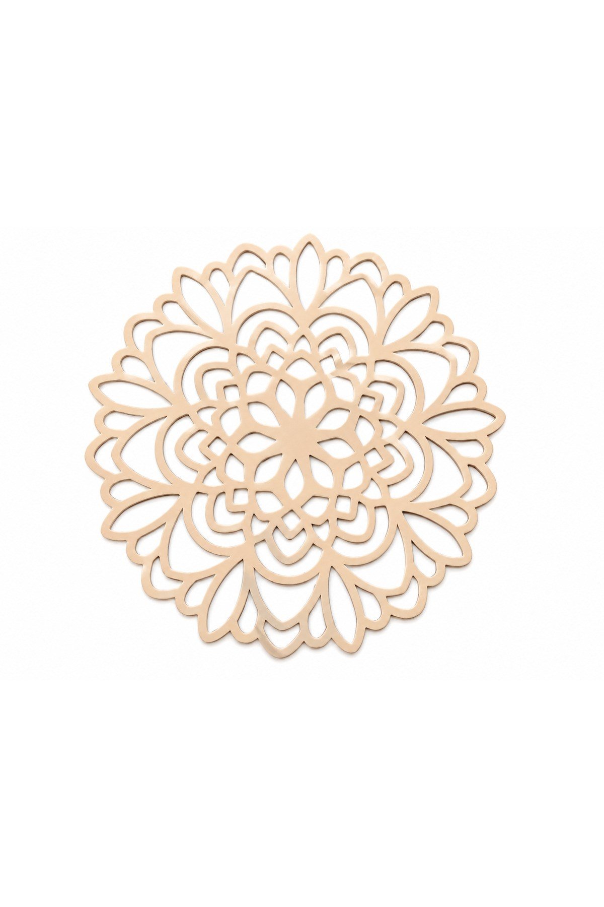 Mandala Dekoratif Duvar Süsü | Geometrik Masa ve Duvar Dekoru Şablon