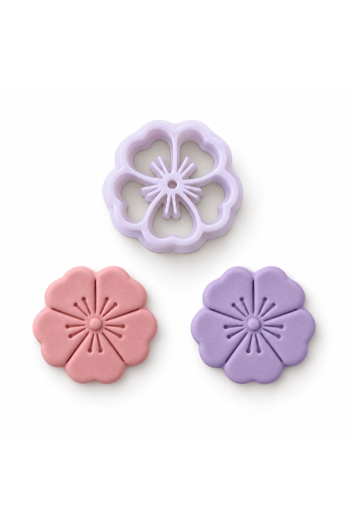 Mini Menekşe Polimer Kil Kesici Kalıp – Pansy Mini Clay Cutter