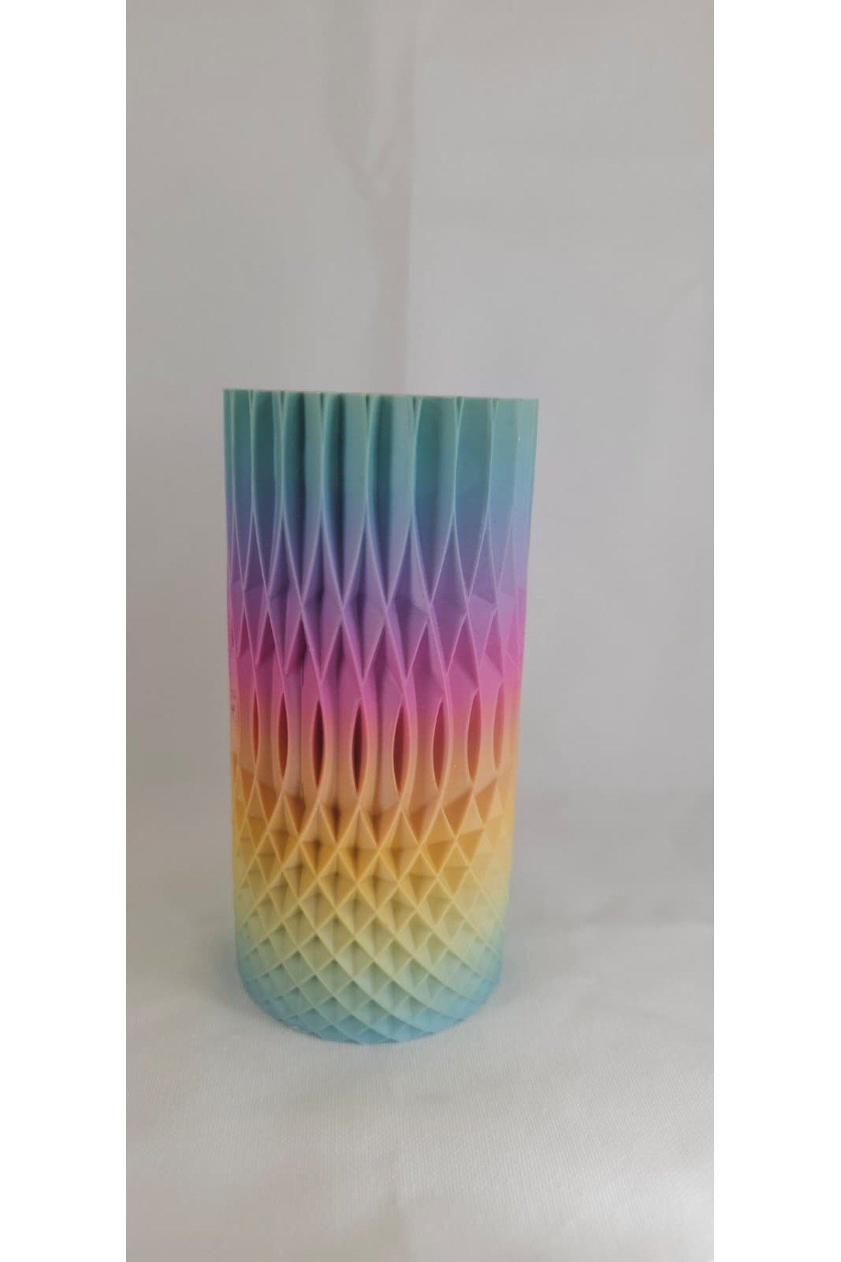 Renk Geçişli Dekoratif Vazo – 16 cm