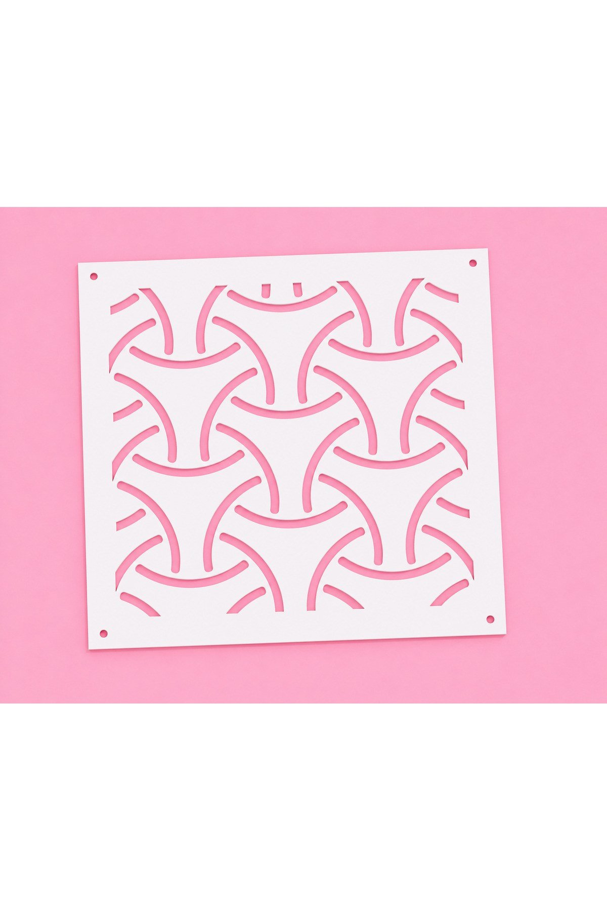 Sashiko Büyük Geometrik Şablon | Kumaş Çizim Kalıbı | Nakış & Quilting Yardımcısı