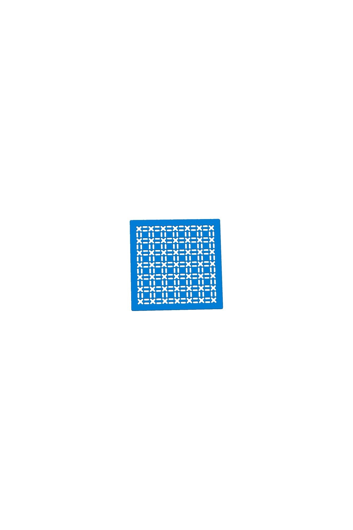 Sashiko Çarpı Desen Nakış Şablonu