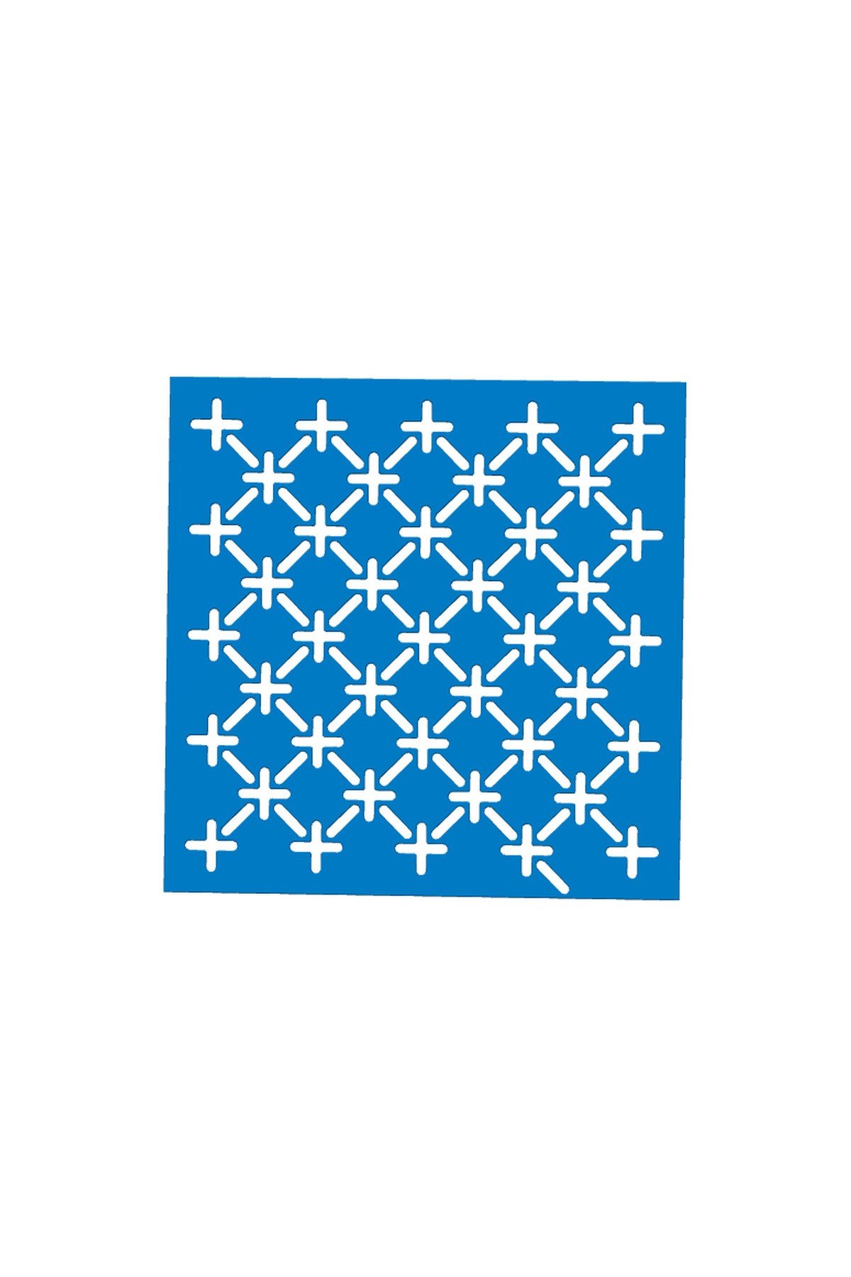 Sashiko Yıldız Desen Nakış Şablonu