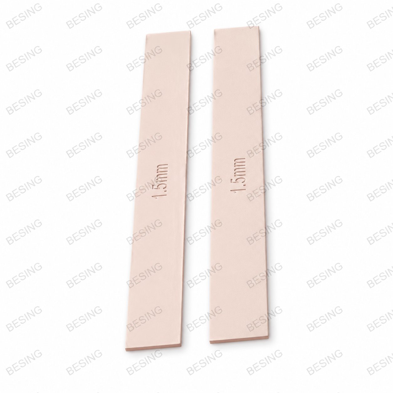 Seramik ve Kil Kalınlık Kılavuz Cetveli 20 cm – 1,5 mm, 2 Parça