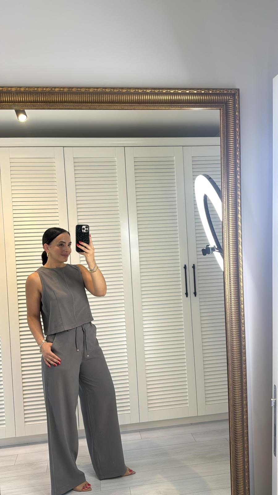 Kolsuz Bluz Chino Pantolon Takım Haki