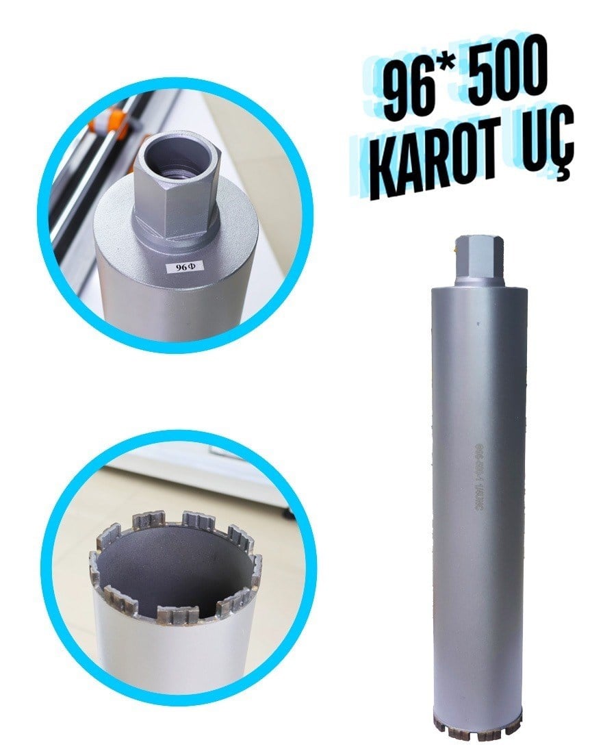 DGR-1036 KAROT UÇ 96*500