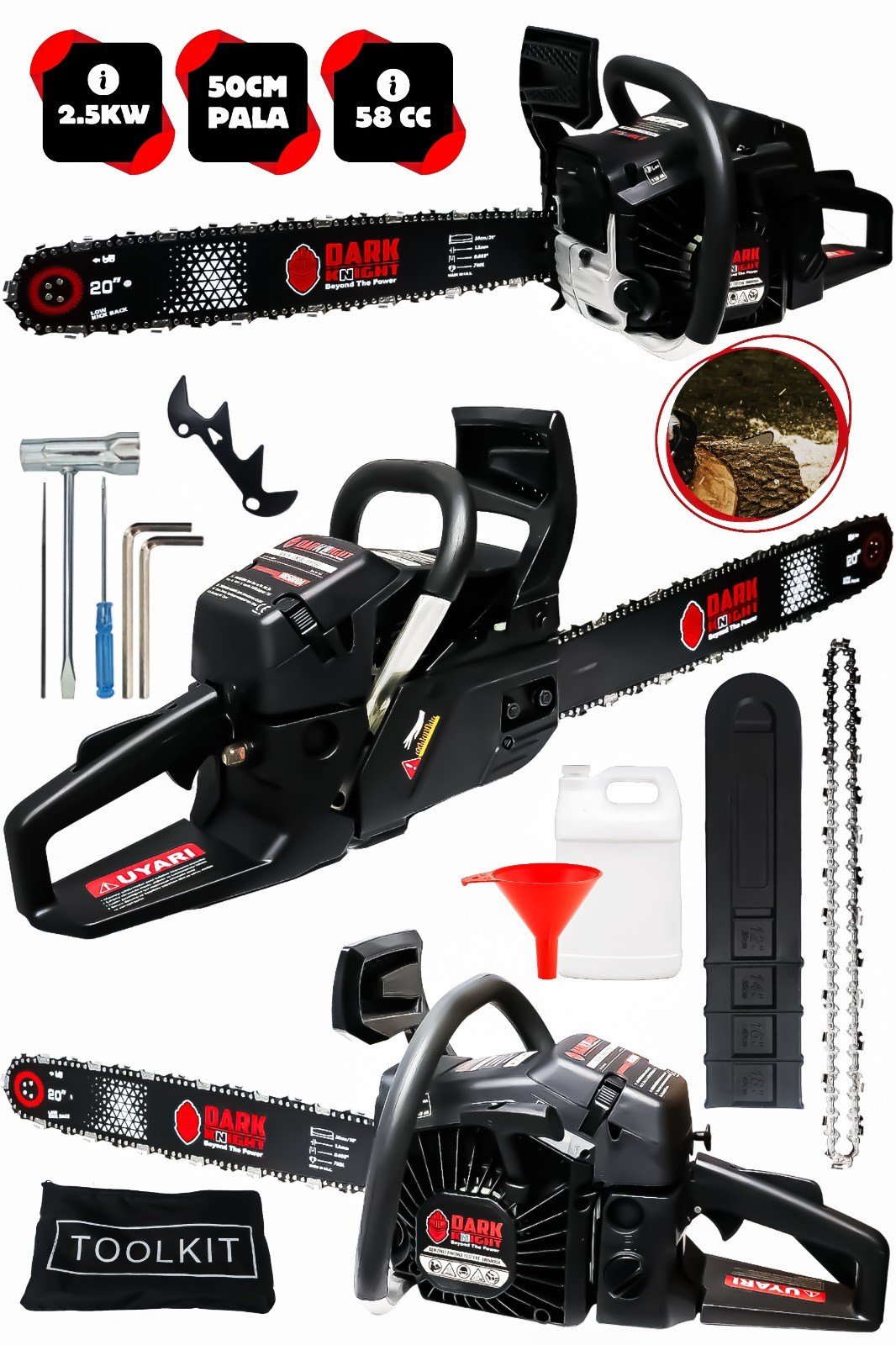 MURCELL DARKNIGHT 58CC BENZİNLİ TESTERE