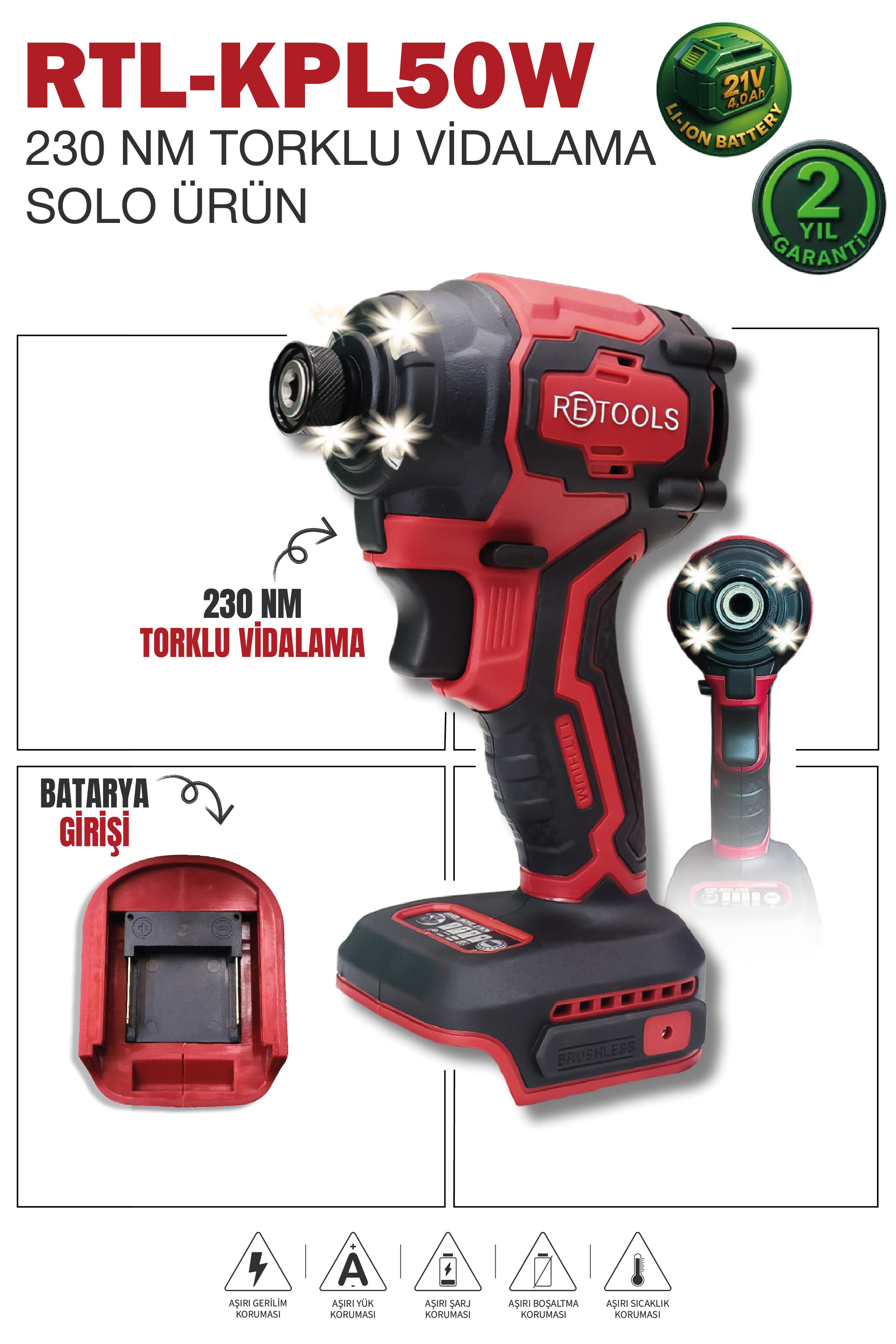 RTL-KPL50W RETOOLS BORDO 230 NM KAFA