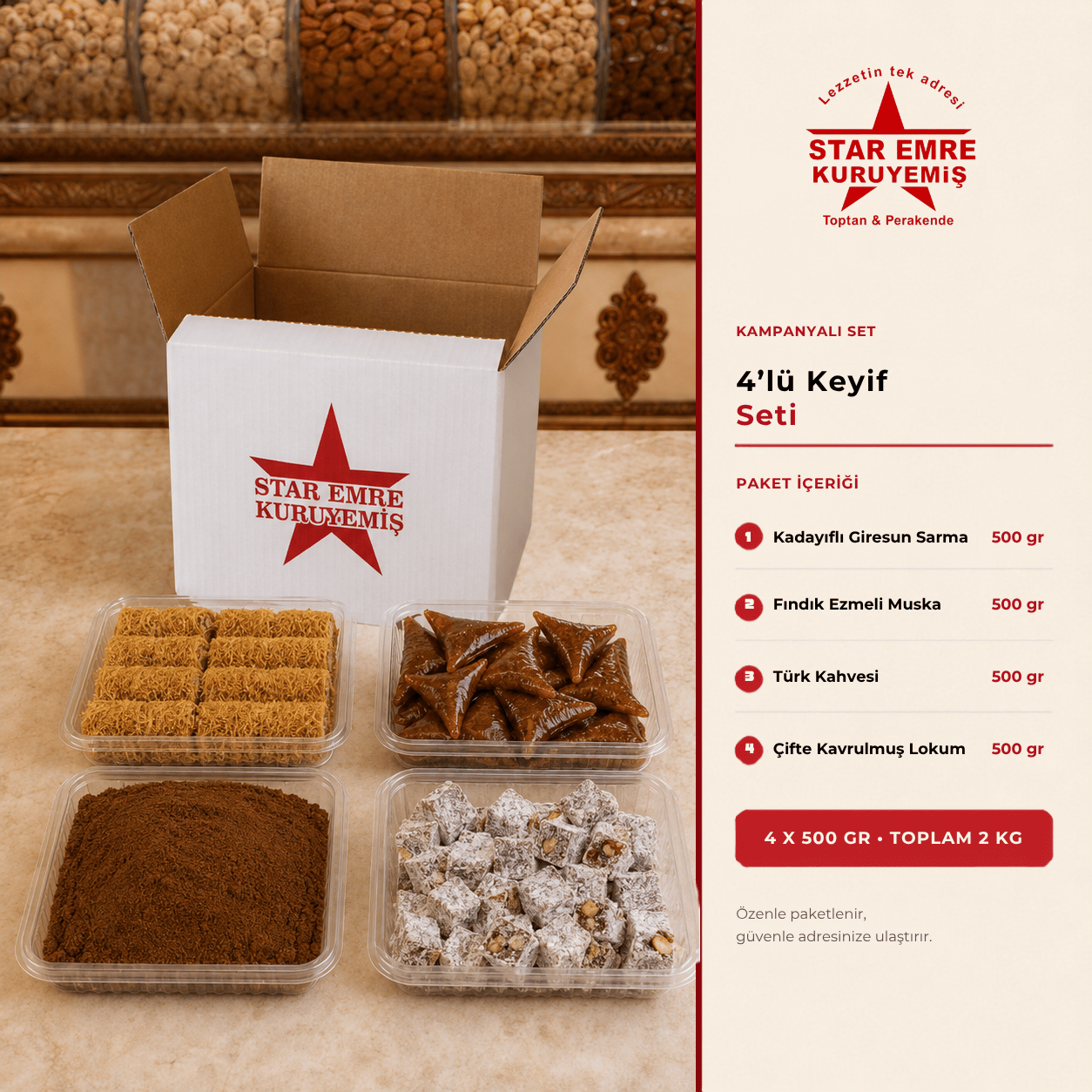 4'lü Keyif Seti