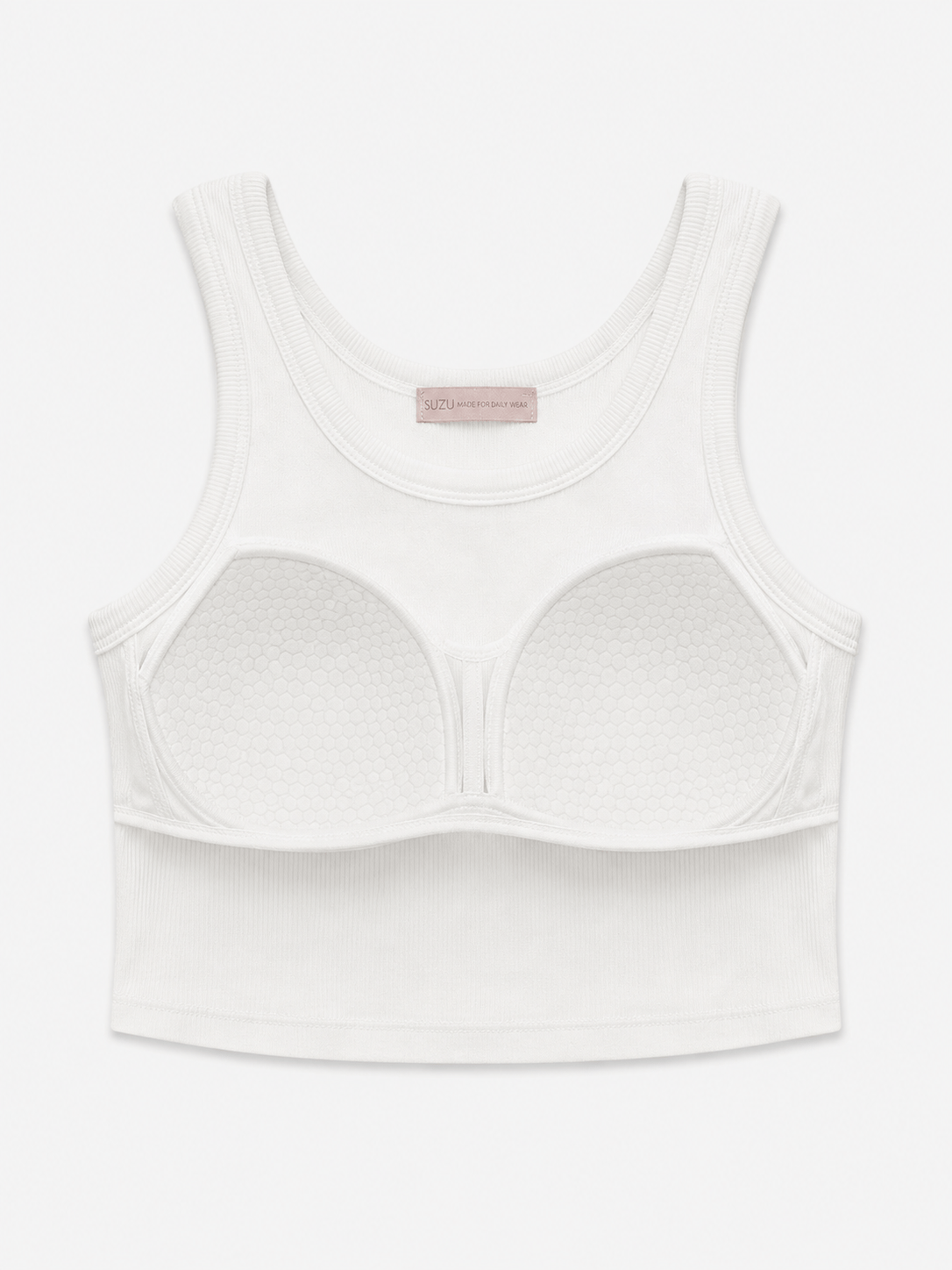Petli  Fitilli Crop - Beyaz