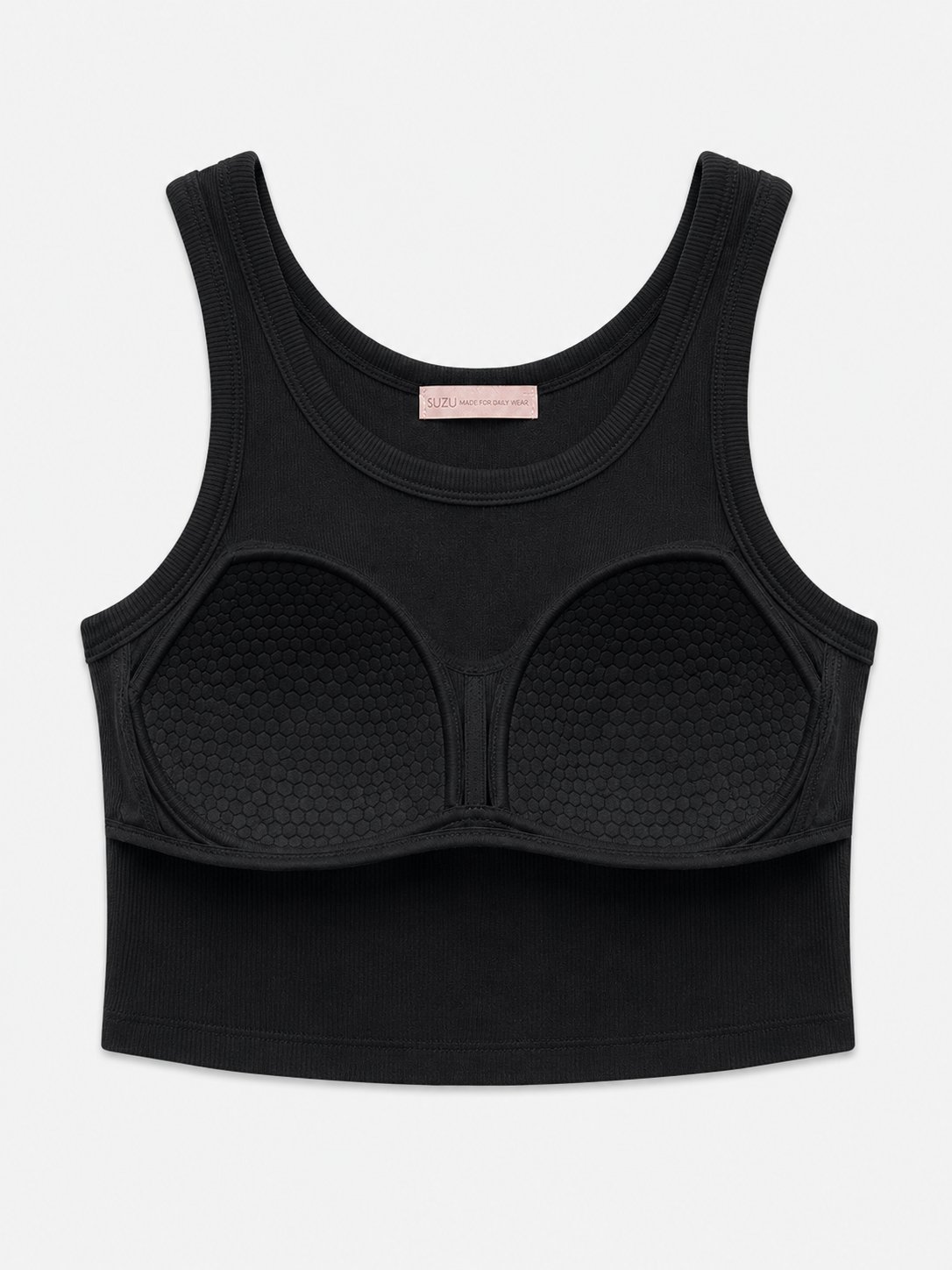 Petli Fitilli Crop - Siyah