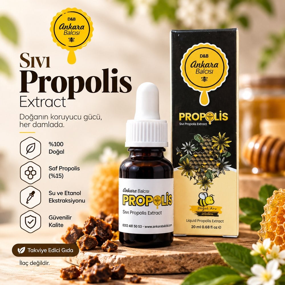 Ankara Balcısı Sıvı Propolis Ekstraktı %15 – 20 ml