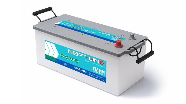 FIAMM Neptune MAR 650 12V 180Ah 1000A Marin Marş Aküsü