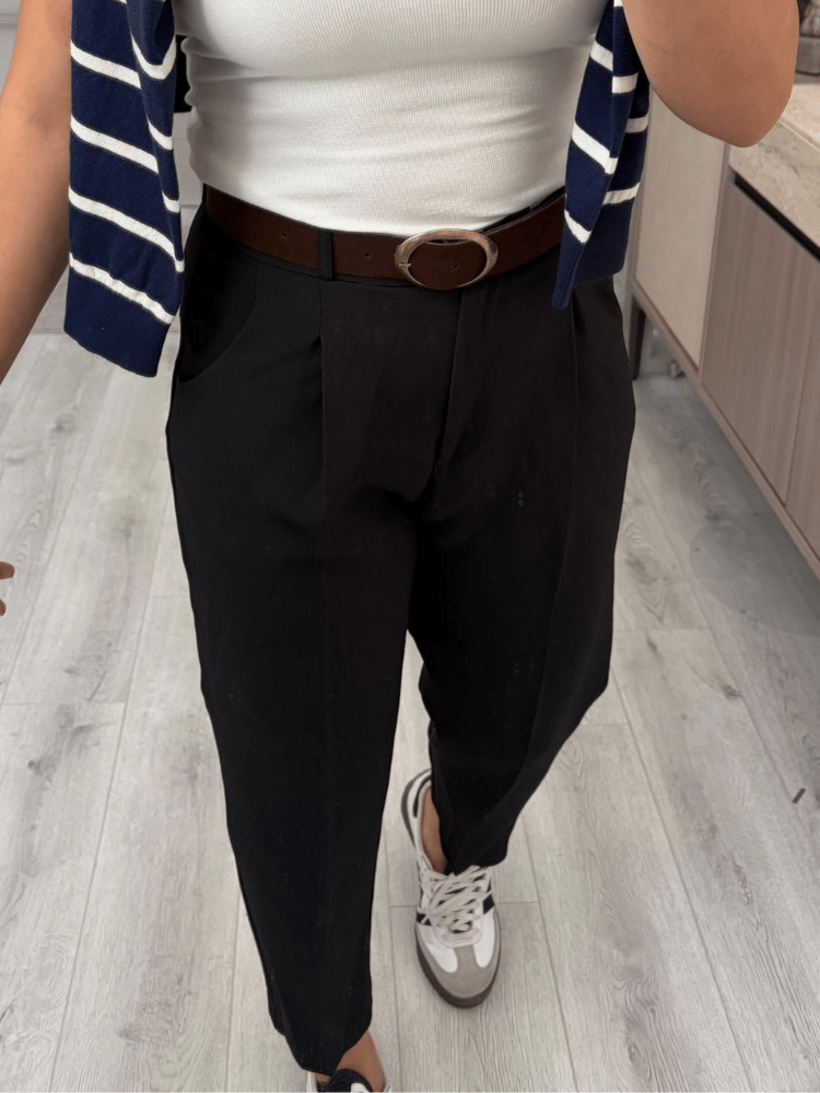 Kemerli Pantolon
