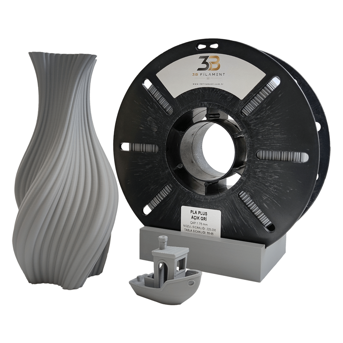 PLA+ AÇIK GRİ FİLAMENT 1.75 mm