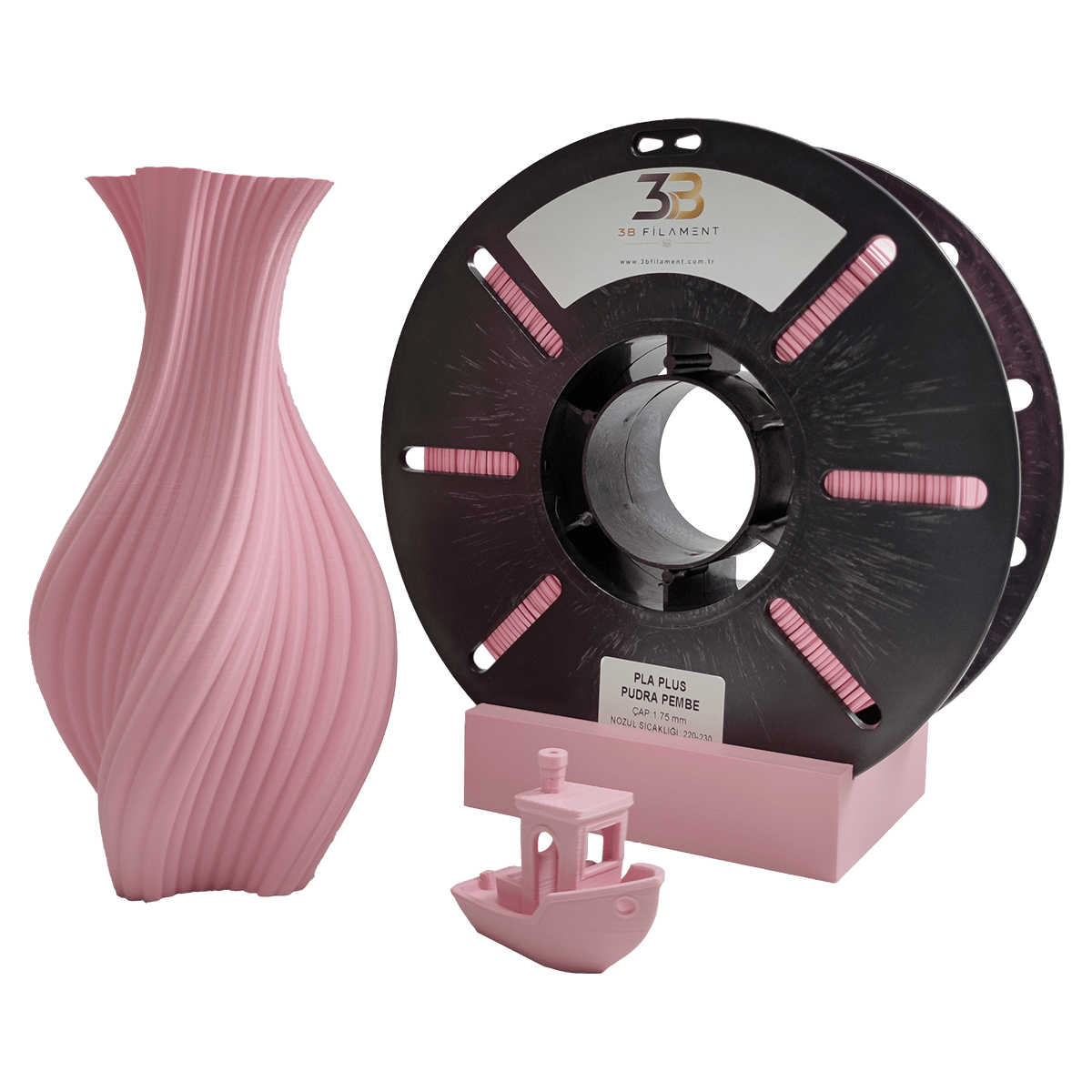 PLA+ PUDRA PEMBE FİLAMENT 1.75 mm