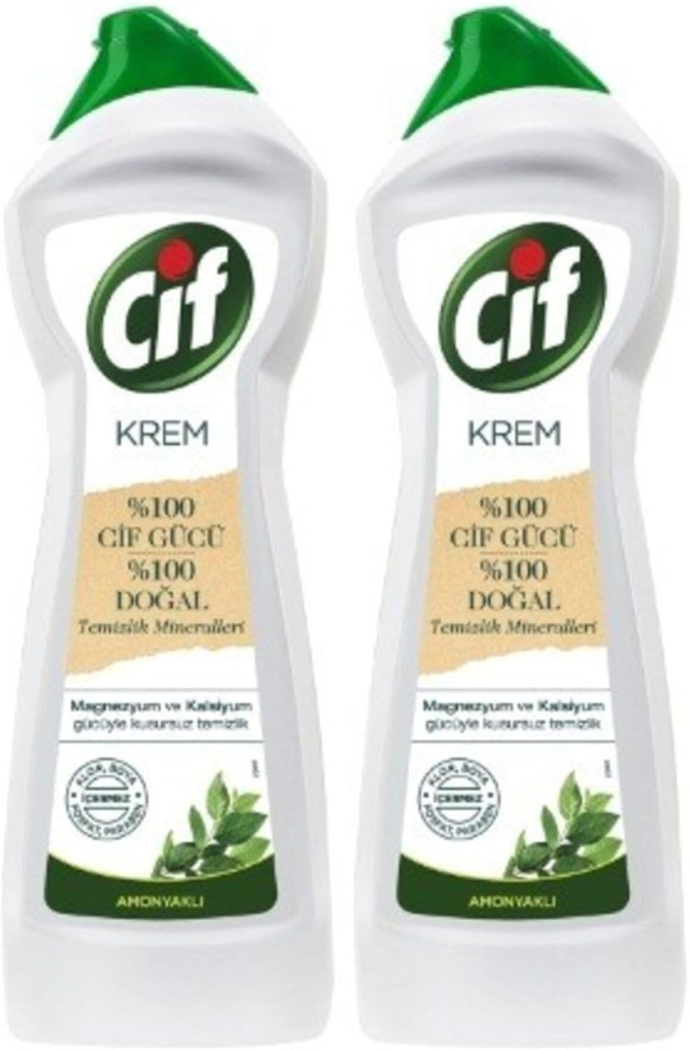 Cif Krem 2x750 ml Amonyaklı Temizleyici