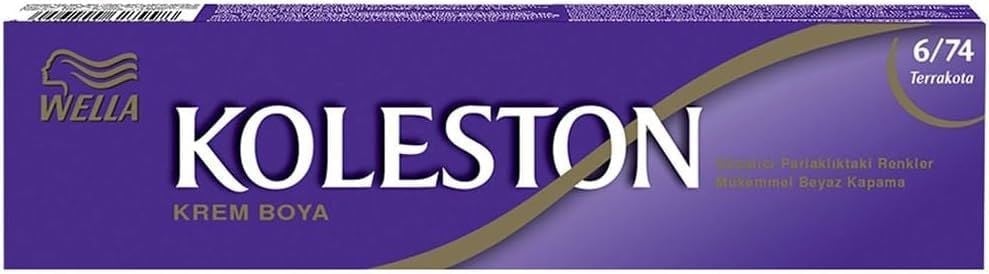 Koleston Wella Terrakota 6/74 Single Tüp Boya Saç Boyası