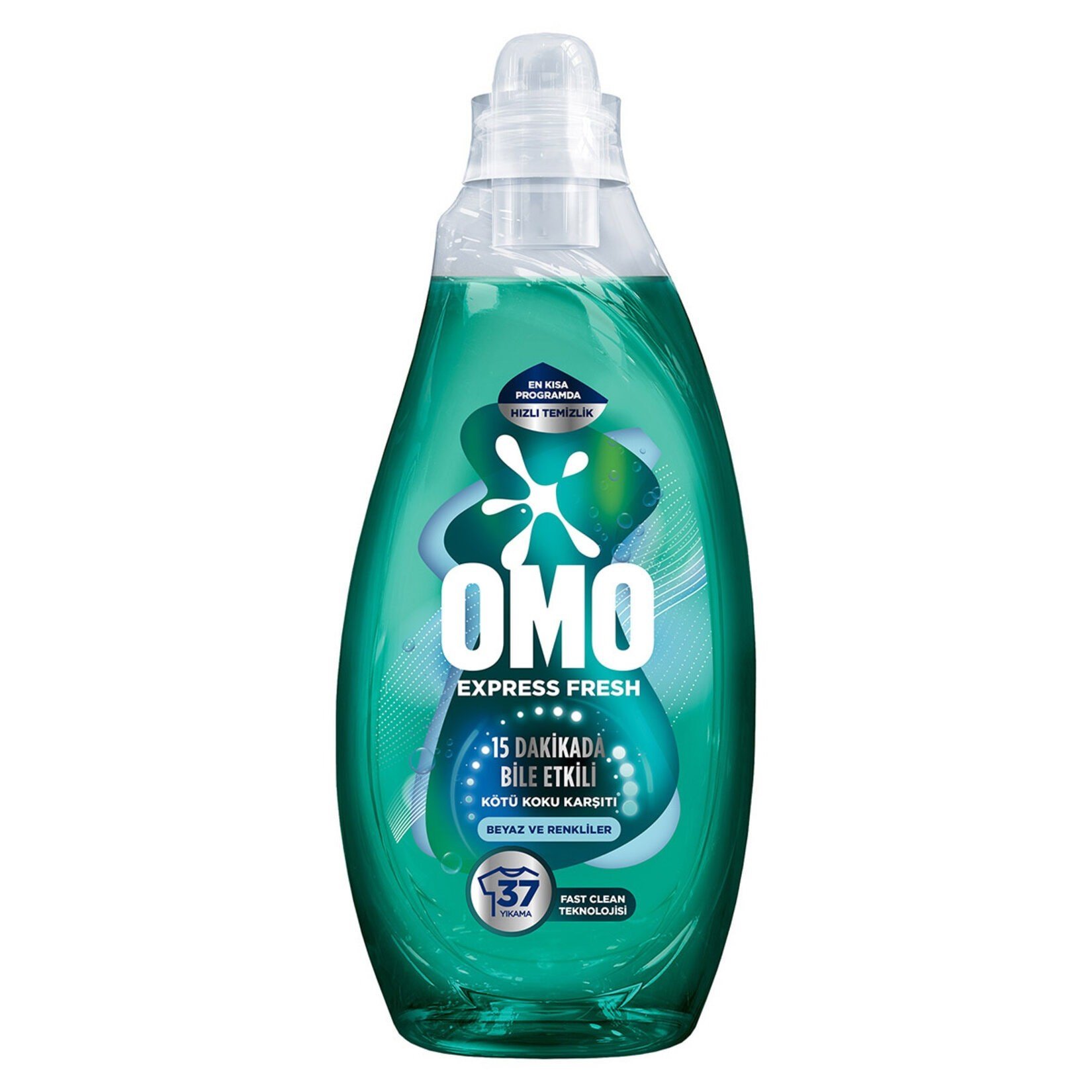 Omo Express Fresh Kötü Koku Karşıtı Beyazlar ve Renkliler için Sıvı Deterjan 1.48 lt