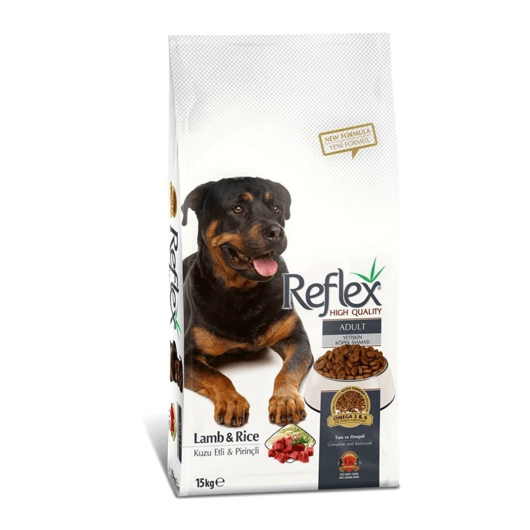 Reflex 15 kg Kuzu Etli Pirinçli Yetişkin Köpek Maması