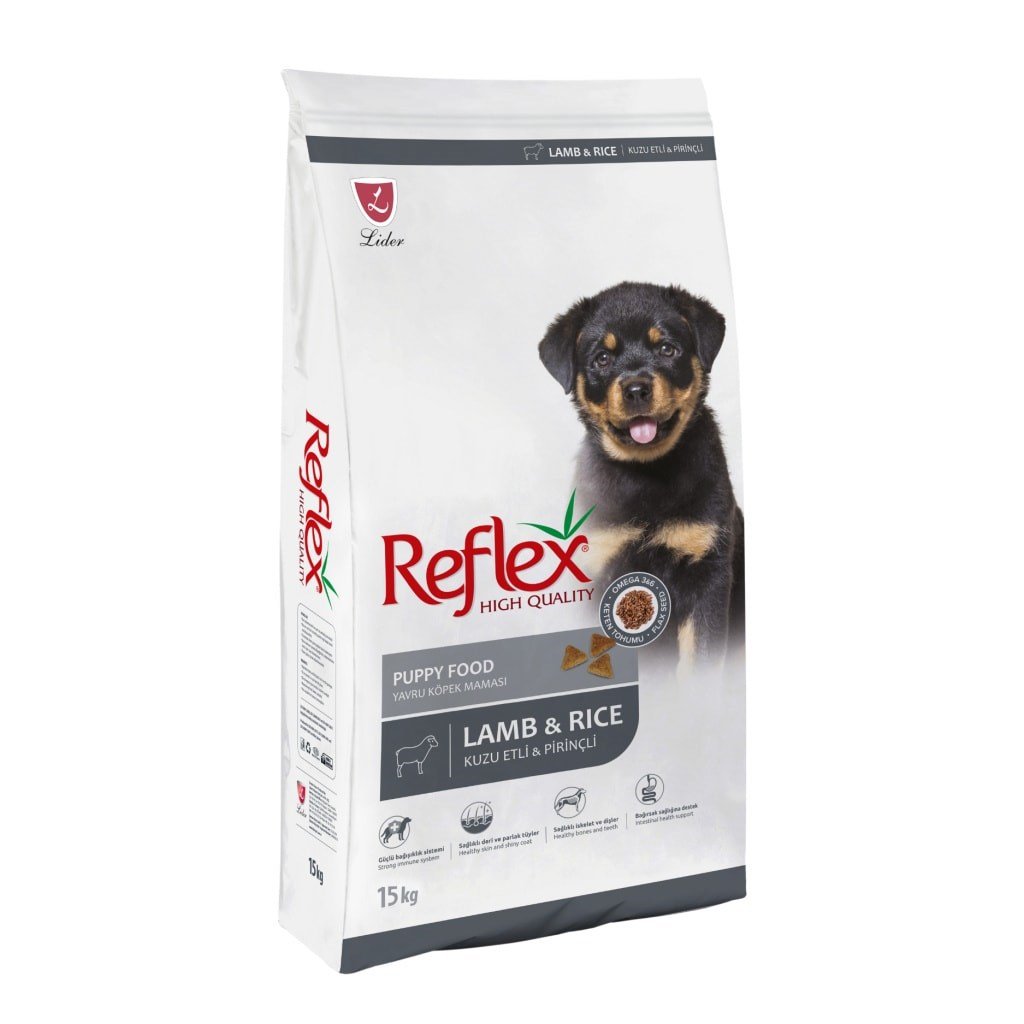 Reflex Kuzu Etli ve Pirinçli 15 kg Yavru Köpek Maması