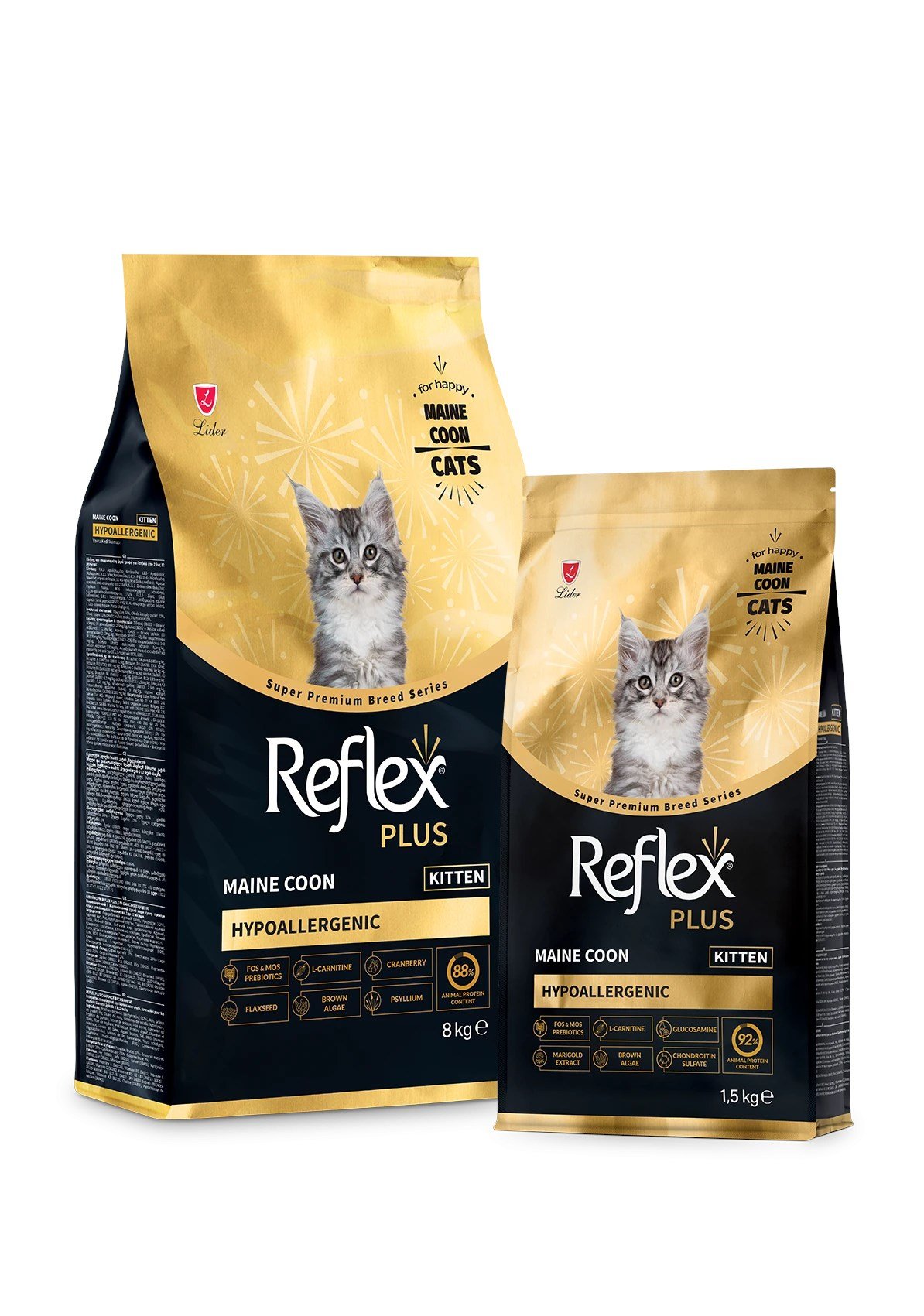 Reflex Plus Hipoalerjenik Maine Coon 1.5 kg Yavru Kedi Maması