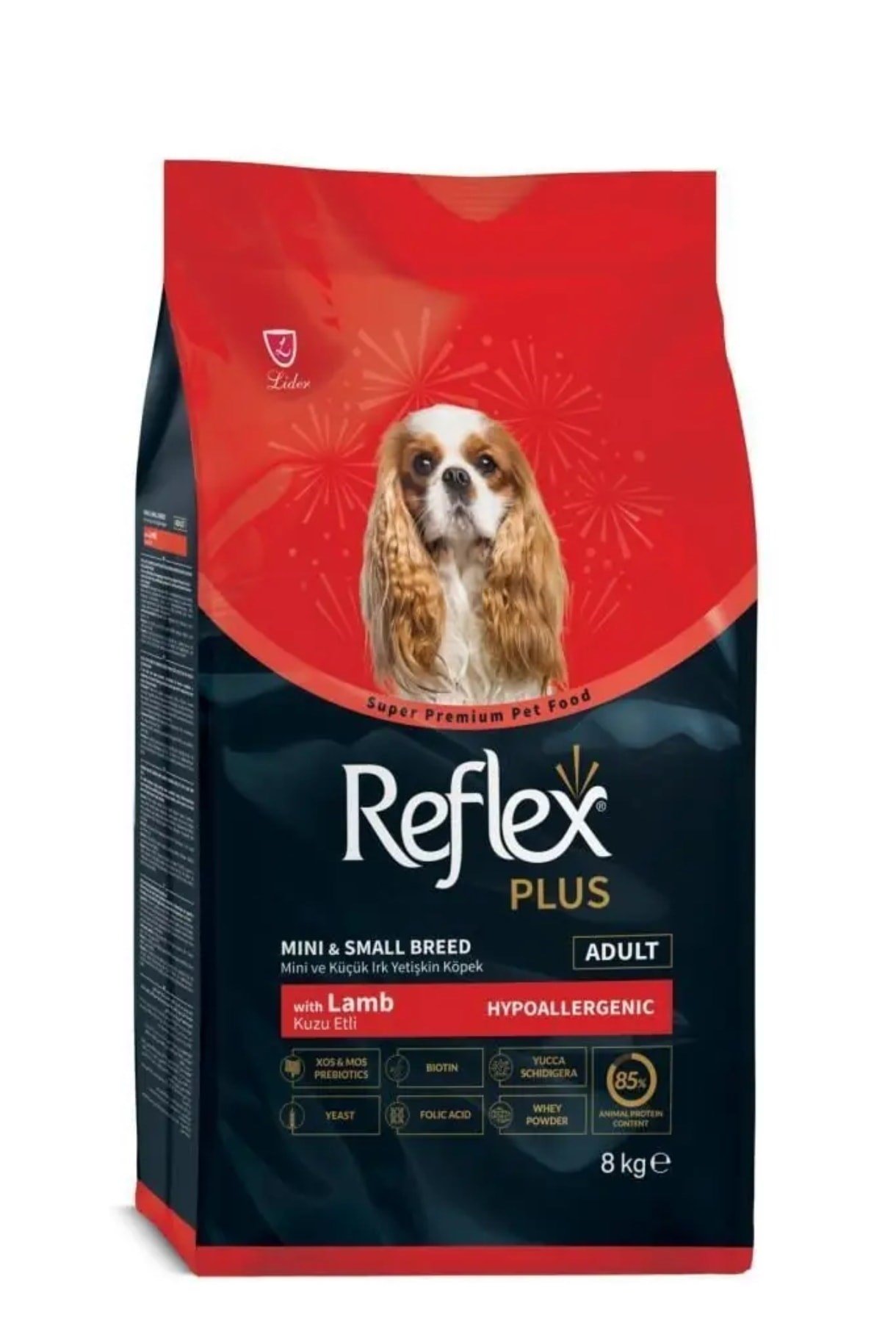 Reflex Plus Kuzu Etli Ve Pirinçli  Küçük Irk 8 kg Yetişkin Köpek Maması