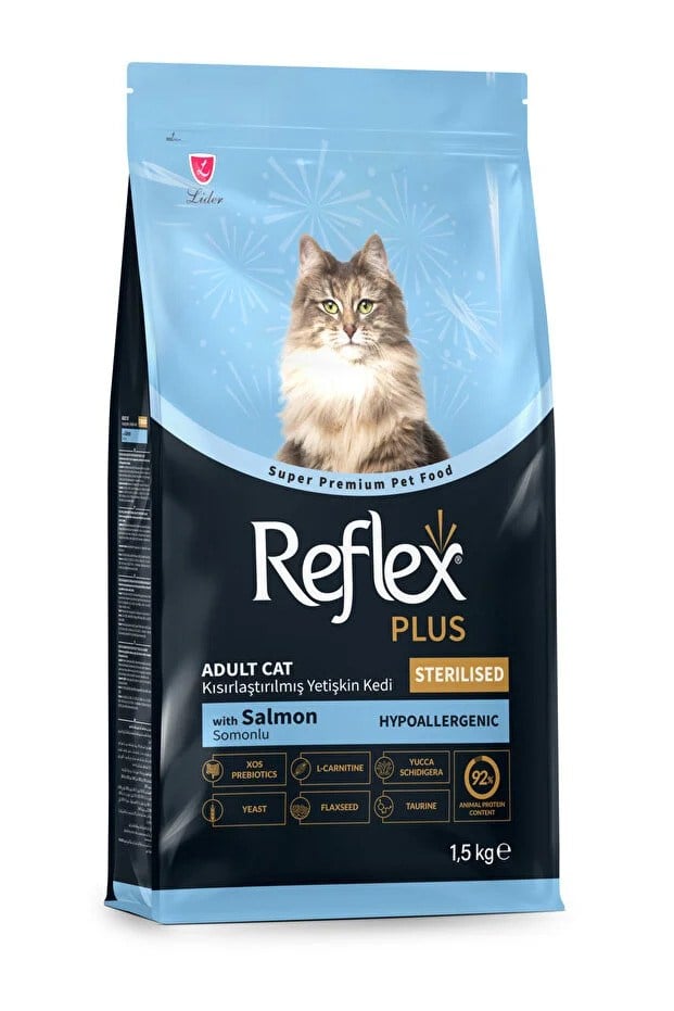 Reflex Plus Sterilised Somonlu 1.5 kg Kısırlaştırılmış Yetişkin Kedi Maması