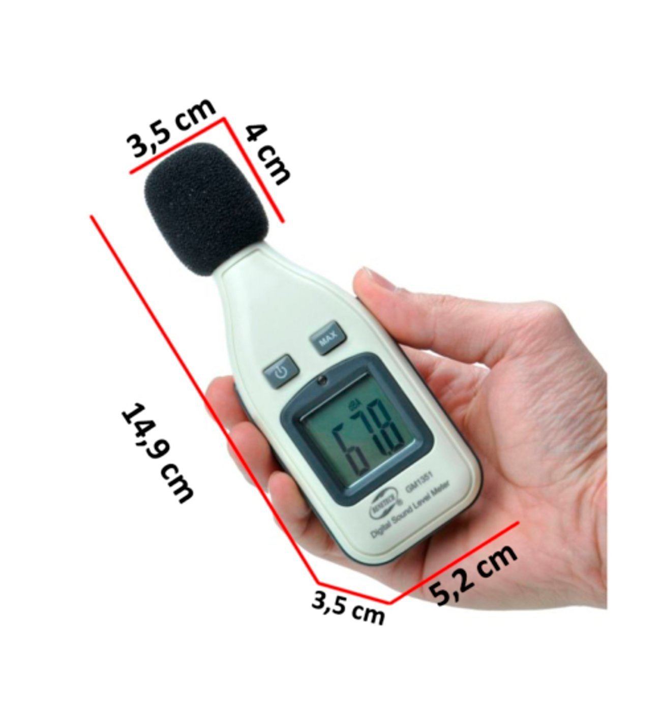 Benetech GM1351 Dijital Ses Ölçüm Cihazı