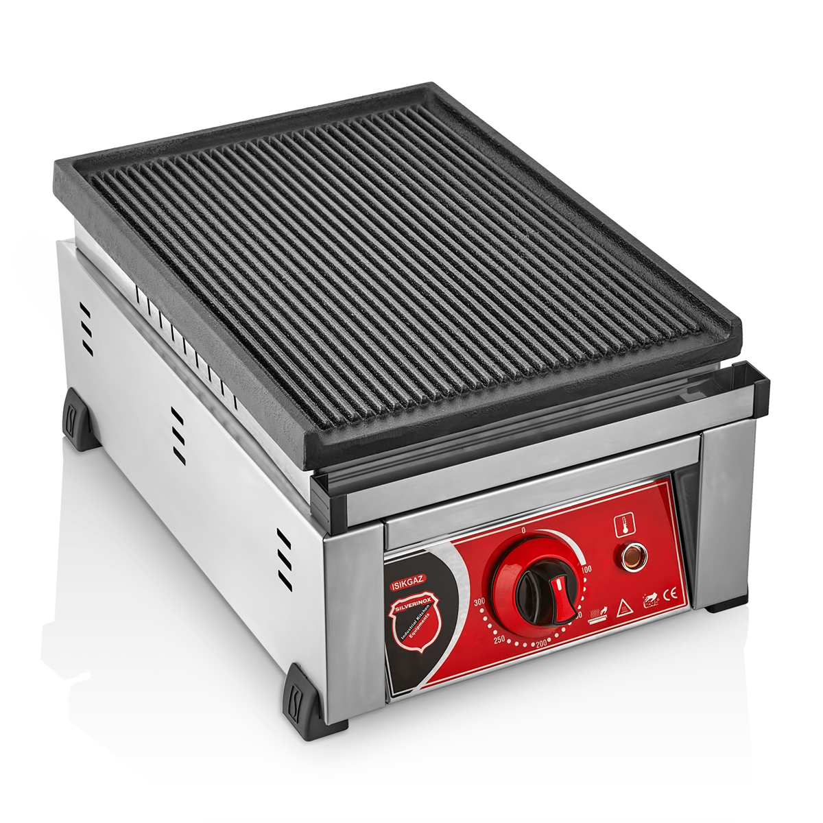 Silverinox ELEKTRİKLİ DÖKÜM IZGARA 30 cm Elektrikli Döküm